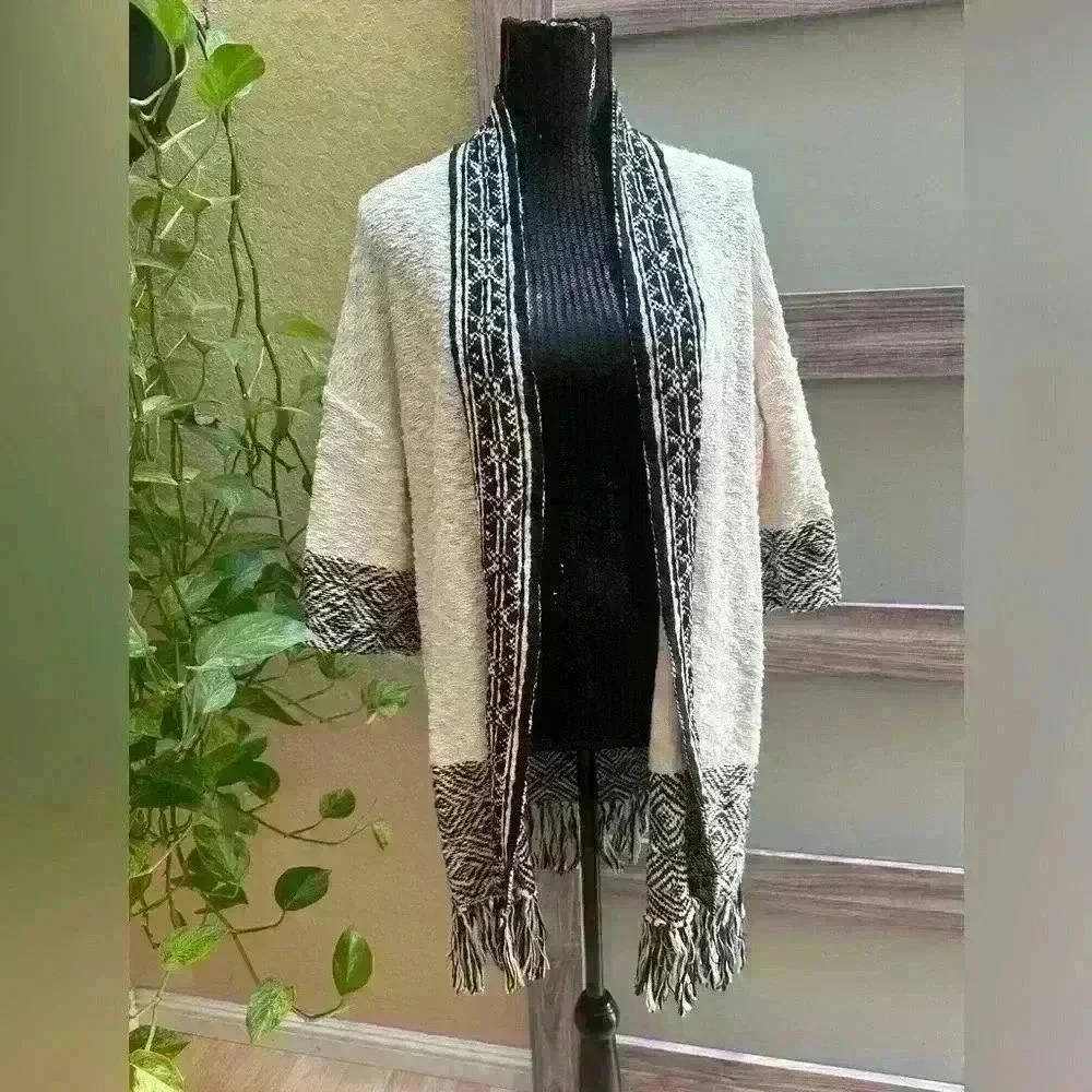 Joie Sidony Kimono Cardigan 100% Cotton Size S 🖤 Beautiful Sweater